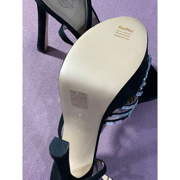 House of Harlow 1960 Audre Platforms in Black 8 New with box Womens High Heels - Picture 10 of 12